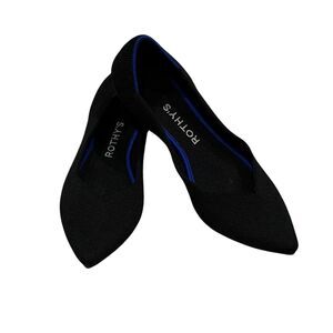 Rothy's Black and Blue Flats
